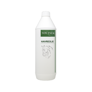 Solanum Havreolie (GMO FRI) - yderst skånsom pleje for følsomme maveproblemer hos hest