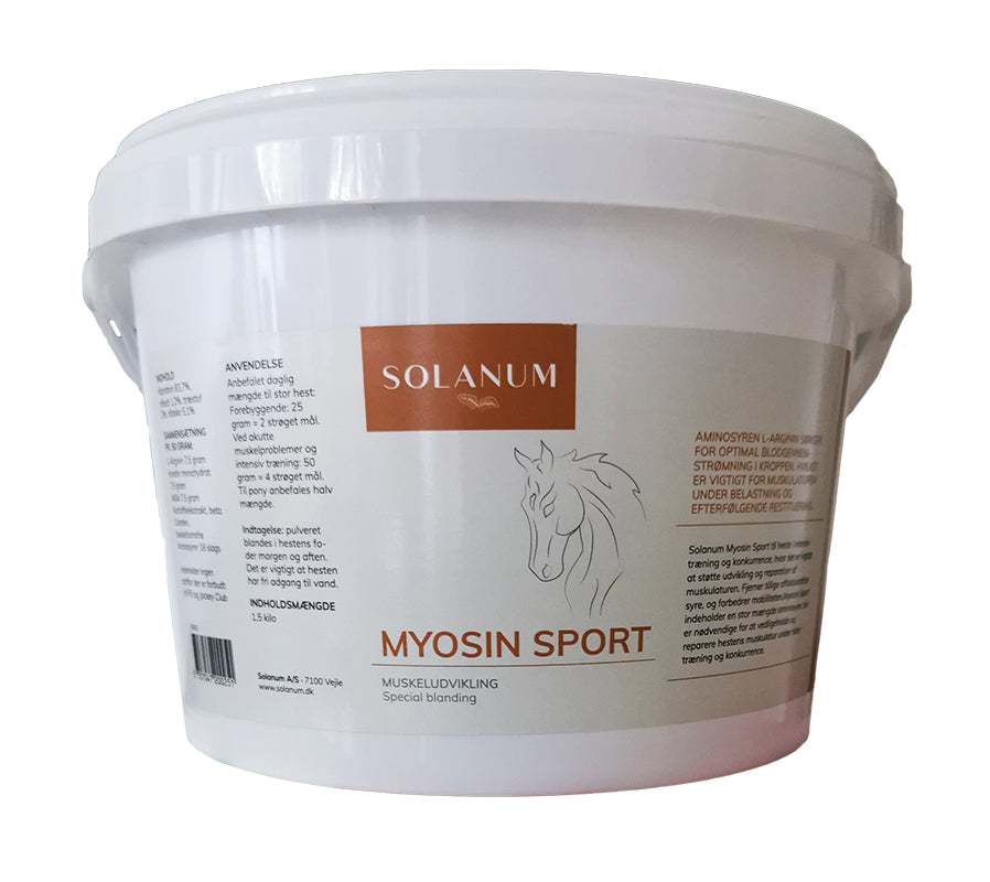 Produktbillede af Solanum Myosin Sport 1,5 kg.